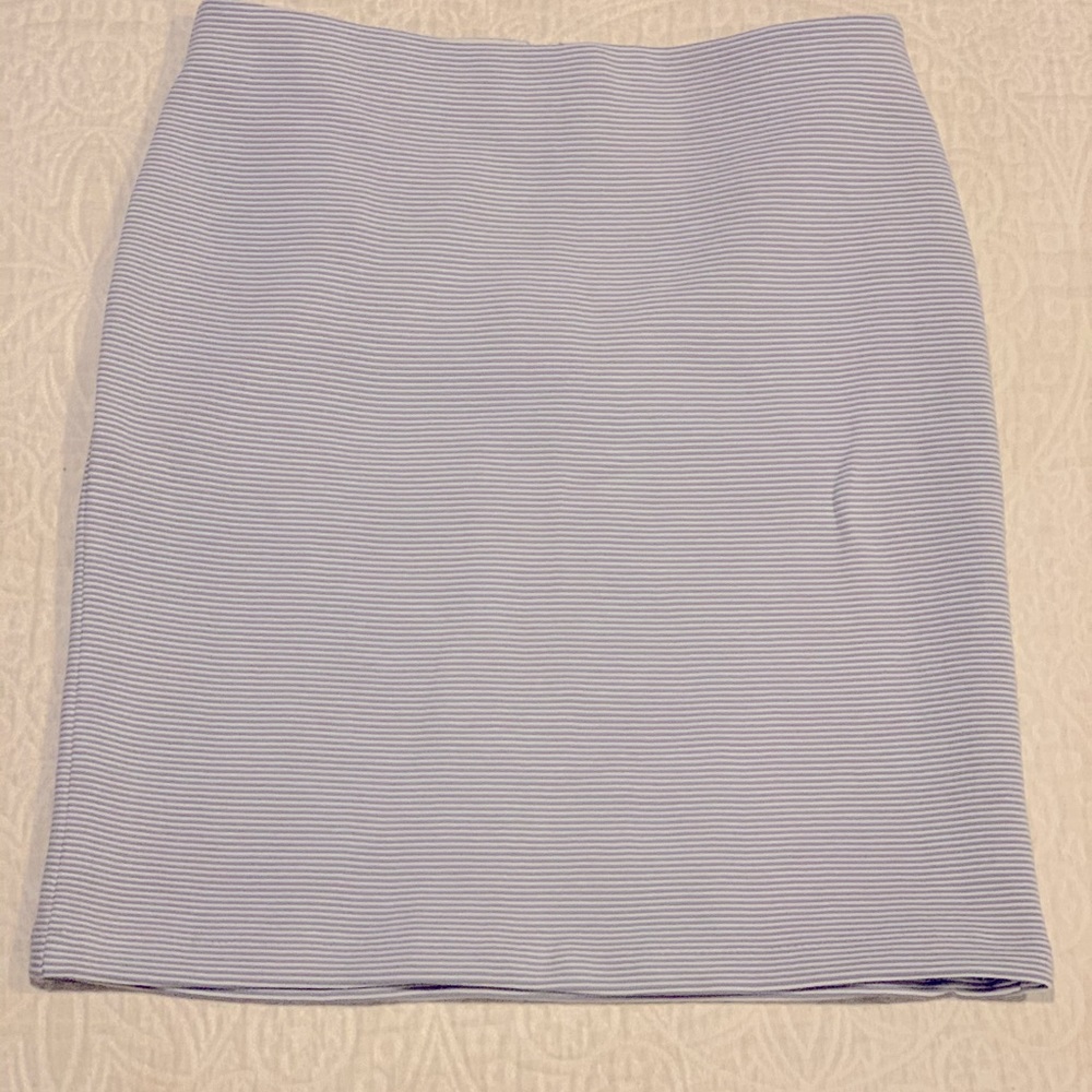 Striped pencil skirt